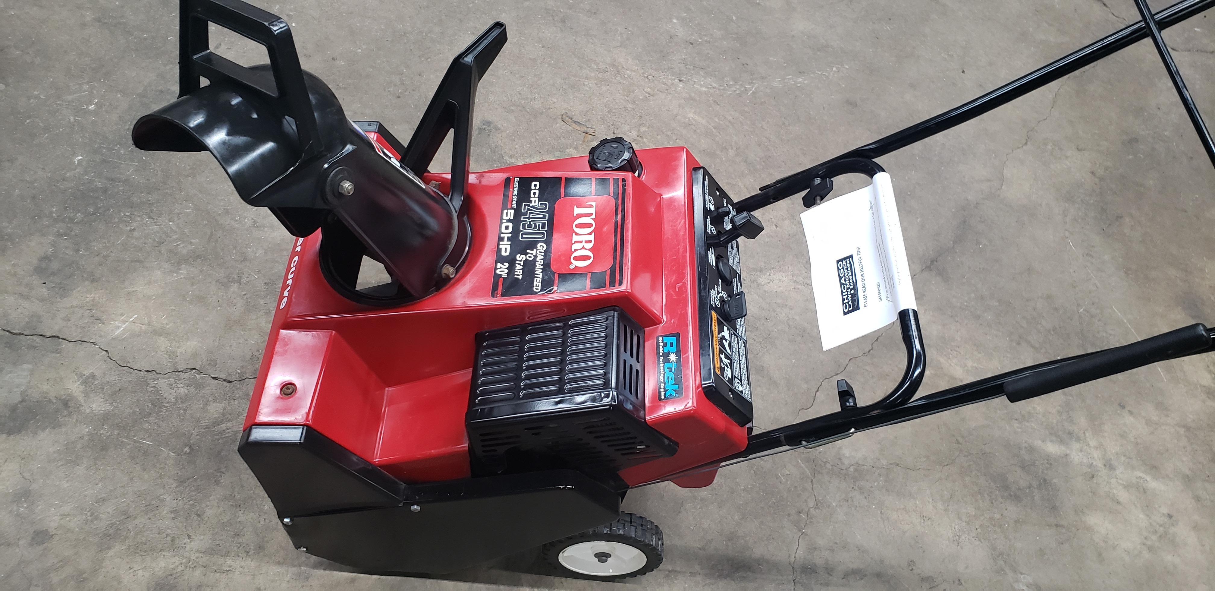 Toro CCR2450 Electric Start