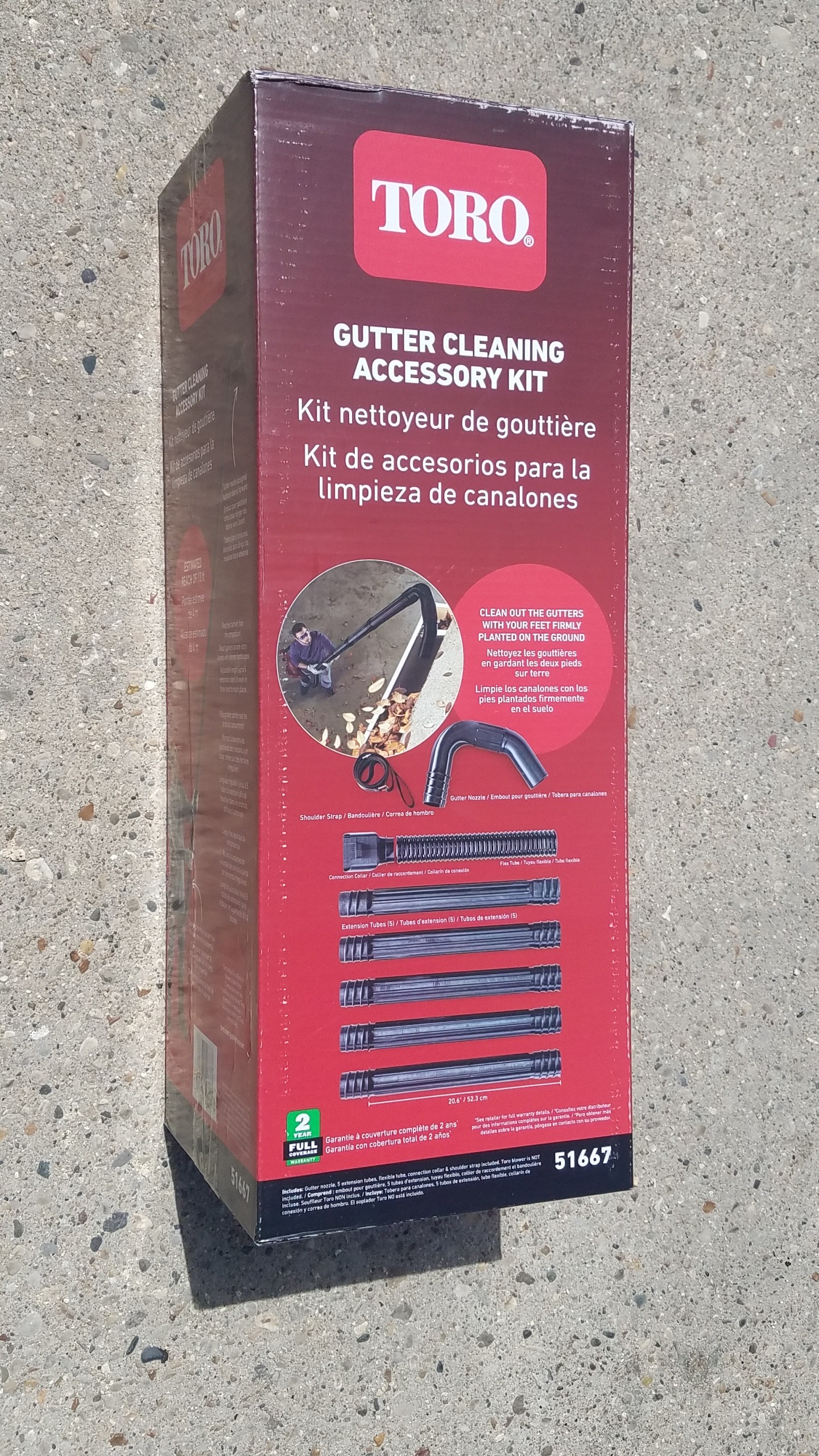 Toro Gutter Cleaning Accessory Kit (51667) 21038516677 eBay