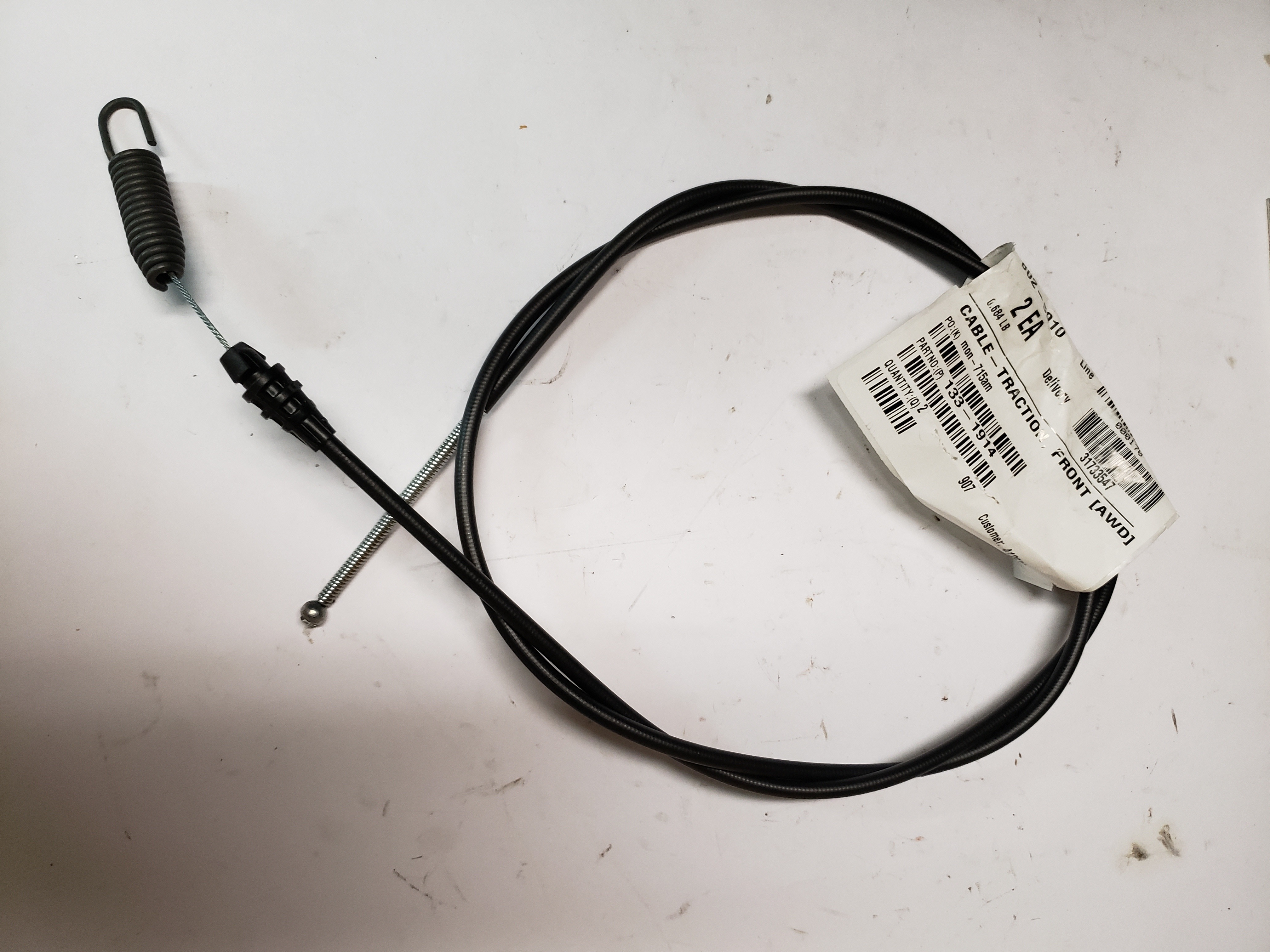 Cable de tracción frontal Toro 133-1914 original original OEM - Imagen 1 de 1