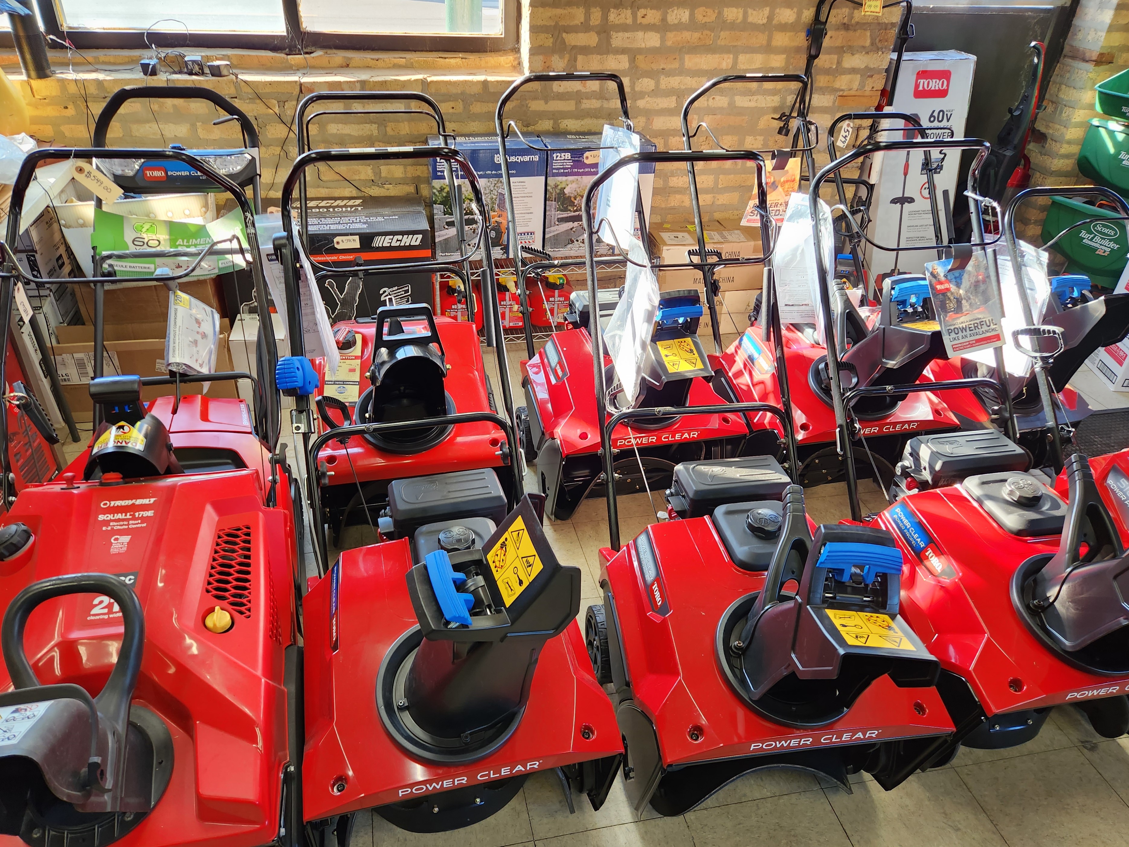 new snowblowers in stock